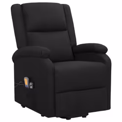 VidaXL 329711 Fauteuil massant électrique Noir