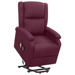 VidaXL 329716 Fauteuil massant électrique Violet