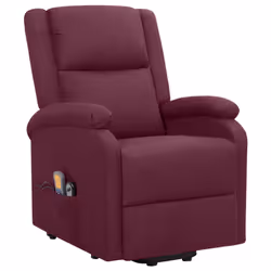 VidaXL 329716 Fauteuil massant électrique Violet