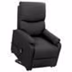 vidaXL Fauteuil Gris foncé Tissu - TU