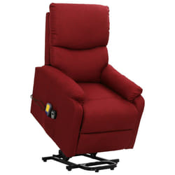 VidaXL 329752 Fauteuil massant électrique Rouge