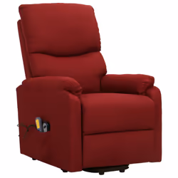 VidaXL 329752 Fauteuil massant électrique Rouge