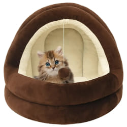 vidaXL Lit pour chat 50 cm Marron
