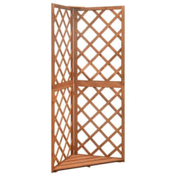 Treillis dangle - Bois de sapin massif - 50x50x145 cm - Marron - Droit - Robuste