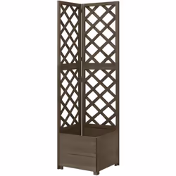 Description générale Décorez votre jardin ou patio avec de belles plantes et fleurs grâce à cette jardinière d’angle en treil ...