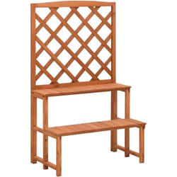 Vidaxl - Support de plantes et treillis 70x42x115cm Bois de sapin massif
