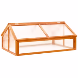 Cette serre en bois est une excellente solution pour protéger les herbes du froid et du gel au printemps. Elle complète égale ...