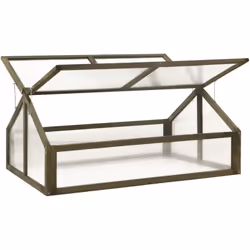 Cette serre en bois est une excellente solution pour protéger les herbes du froid et du gel au printemps. Elle complète égale ...