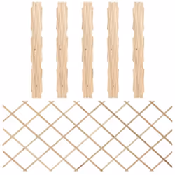 Description générale Ces clôtures de jardin en bois présentent un design simple mais pratique, parfait pour votre jardin. Les ...
