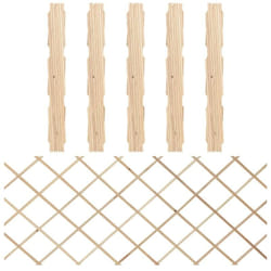 Vidaxl - Clôtures en treillis 5 pcs Bois de sapin massif 180x80 cm