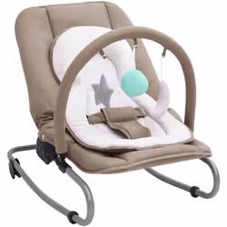 Ce transat confortable pour bébé divertit et apaise votre bébé lorsque vous êtes occupé avec les tâches ménagères. Le dossier ...