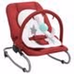 vidaXL Transat pour bébé Rouge Acier - TU