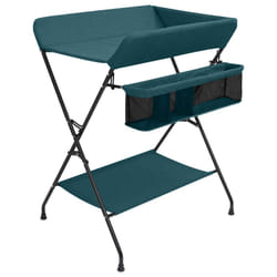 vidaXL Table à langer Vert Fer - TU