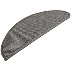 vidaXL Tapis de marches d'escalier 15 pcs Gris 65x21x4 cm