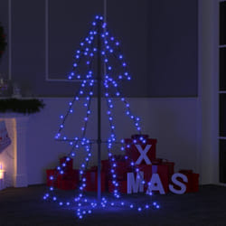 Vidaxl - Arbre de Noël cône 160 led d'intérieur/d'extérieur 78x120 cm