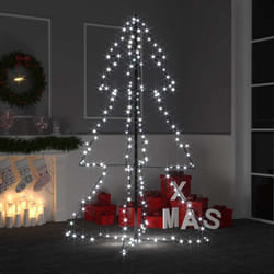 Vidaxl - Arbre de Noël cône 200 led d'intérieur/d'extérieur 98x150 cm