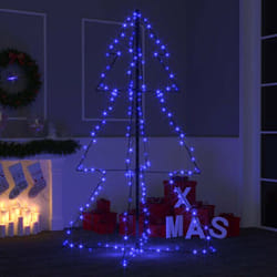 Vidaxl - Arbre de Noël cône 200 led d'intérieur/d'extérieur 98x150 cm