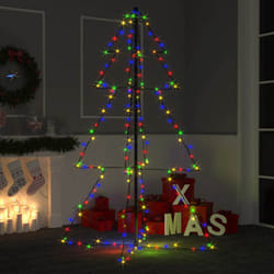 Vidaxl - Arbre de Noël cône 200 led d'intérieur/d'extérieur 98x150 cm