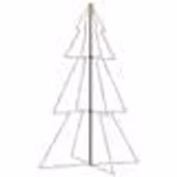 vidaXL Arbre de Noël cône 240 LED d'intérieur/d'extérieur 118x180 cm - TU