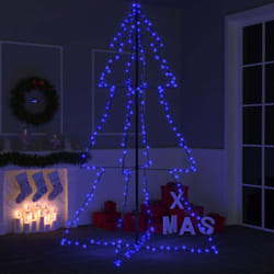 Vidaxl - Arbre de Noël cône 240 led d'intérieur/d'extérieur 118x180 cm