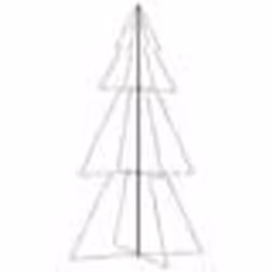 vidaXL Arbre de Noël cône 300 LED d'intérieur/d'extérieur 120x220 cm - TU