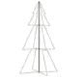 vidaXL Arbre de Noël cône 300 LED d'intérieur/d'extérieur 120x220 cm - TU