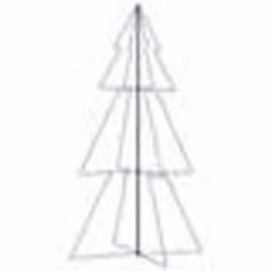 vidaXL Arbre de Noël cône 300 LED d'intérieur/d'extérieur 120x220 cm - TU