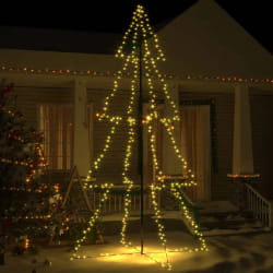 vidaXL Arbre de Noël Cône 360 LED - 250 cm