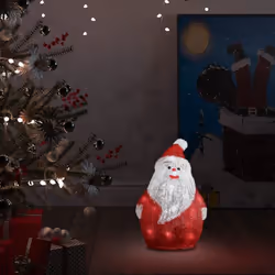 Cette figurine de Père Noël attire tous les regards. Apportez-la chez vous et créez la présentation parfaite du festival cett ...