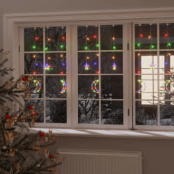 vidaXL Guirlande lumineuse étoile et lune avec télécommande 138 LED - TU