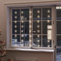 vidaXL Guirlande lumineuse à étoiles LED 200LED Blanc chaud 8fonctions - TU