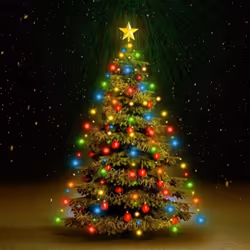 Ces guirlandes lumineuses à LED de sapin de Noël sont spécialement conçues pour décorer votre sapin de Noël et créent une amb ...