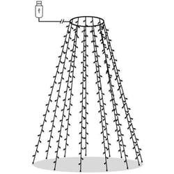 Vidaxl - Guirlande lumineuse d'arbre de Noël 210 led Bleu 210 cm