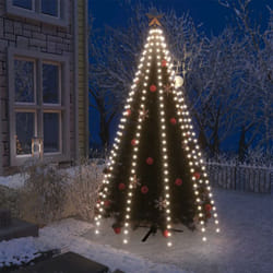 Vidaxl - Guirlande lumineuse d'arbre de Noël 250 led Blanc froid 250 cm