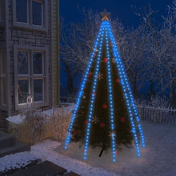 Vidaxl - Guirlande lumineuse d'arbre de Noël 400 led Bleu 400 cm