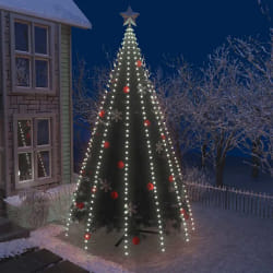 vidaXL Guirlande lumineuse Noël 500 LED Blanc Froid