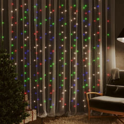 Rideaux lumineux à led 3x3 m 300 led Multicolore 8 fonctions Vidaxl