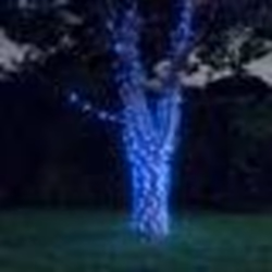 vidaXL Lampes solaires 5 pcs 5x200 LED Bleu Intérieur Extérieur - TU