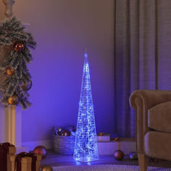 Vidaxl - Cône lumineux décoratif à led Acrylique Bleu 90 cm