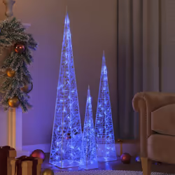 Avec cet ensemble de cônes lumineux à LED, vous pouvez créer une ambiance chaleureuse et festive pour vos vacances de Noël, à ...