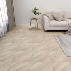 Cet ensemble de planches de plancher en PVC autoadhésif de qualité supérieure se compose de 20 planches de 30,5 x 30,5 cm cha ...