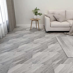 Vidaxl - Planches de plancher autoadhésives 20 pcs pvc 1,86 m² Gris rayé