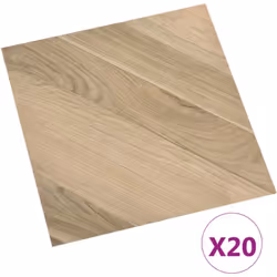 Cet ensemble de planches de plancher en PVC autoadhésif de qualité supérieure se compose de 20 planches de 30,5 x 30,5 cm cha ...