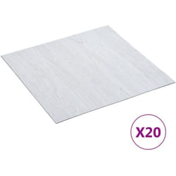 Vidaxl - Dalles de plancher autoadhésives 20 pcs pvc 1,86 m² blanc