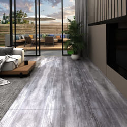 Vidaxl - Dalles de plancher pvc autoadhésif 5,21 m² 2 mm gris bois mat
