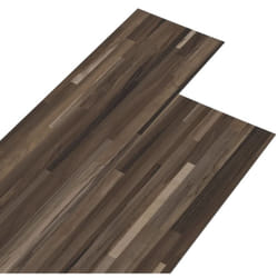 Dalles de plancher PVC autoadhésif 5,21 m² 2 mm marron rayé vidaXL