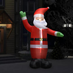 vidaXL Père Noël Gonflable avec LED 3m