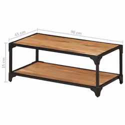 VidaXL 328264 Table à café, latérale et de salon - Vue supplémentaire 8
