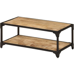 Vidaxl - Table basse 90x45x35 cm Bois de manguier massif brut
