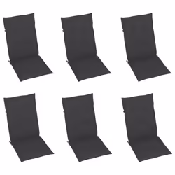 VidaXL 3072541 chaise d'extérieur Terrace Siège rembourré Teck Anthracite - Vue supplémentaire 6